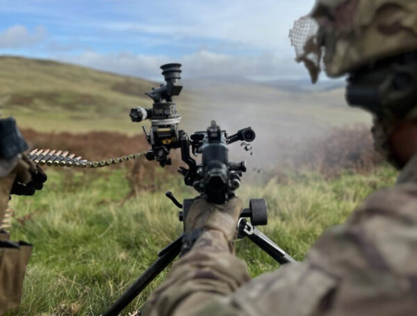 Machine Gun 2nd Battalion, Royal Anglian Regiment