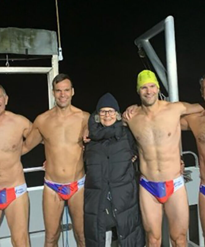 Royal Anglian Veterans swim the English Channel