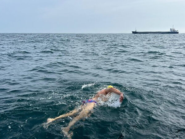 Royal Anglian Veterans swim the English Channel