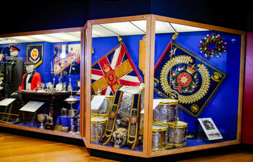 Royal Anglian Regiment Museum display