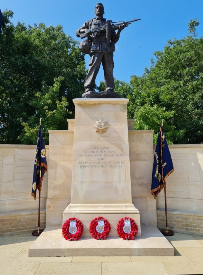 Royal Anglian Regiment Memorial IWM Duxford