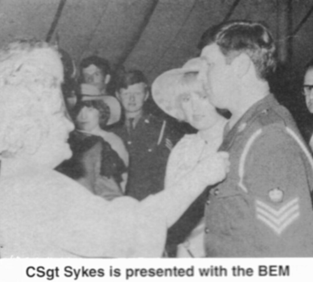 Colour Sergeant S P Sykes Royal Anglian Regiment Colour Sergeant S P Sykes Royal Anglian Regiment