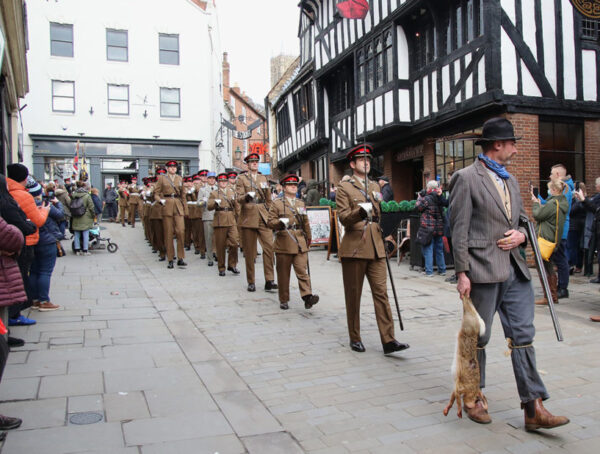 Freedom of Lincoln Parade February 2022- 2nd Battalion Royal Anglian Regiment