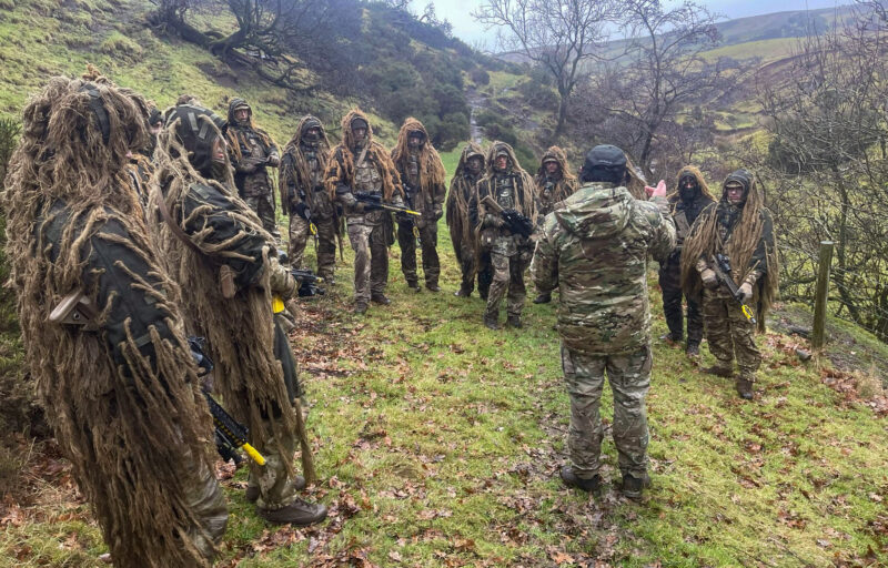 Sniper and Reconnaissance Platoons of C (Essex) Company, 1st Battalion Royal Anglian Regiment