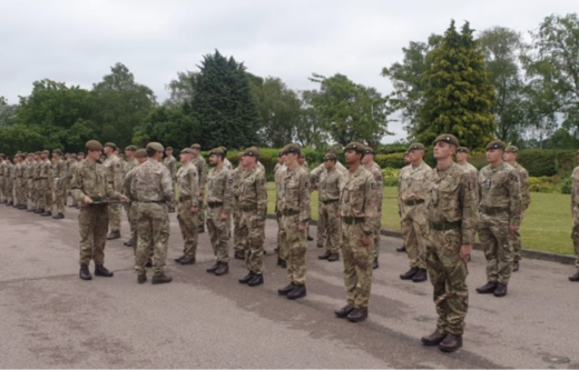 B Company Royal Anglian Regiment- UN Medals for Operation NEWCOMBE.