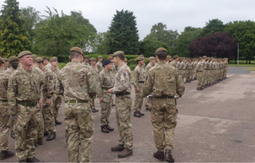 B Company Royal Anglian Regiment- UN Medals for Operation NEWCOMBE.