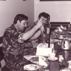 21st Birthday of Major Holme, Northern Ireland 1986.