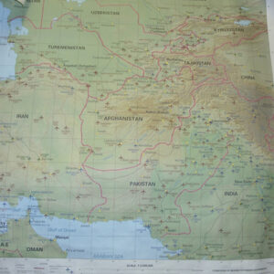 Afghanistan briefing map. Scale 1 : 5.500,000