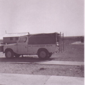 Desert rescue truck in Aden