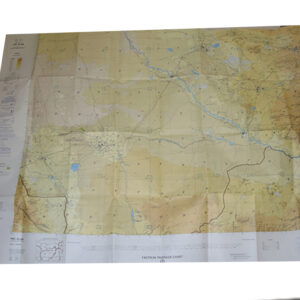 1:500,000 scale map of Afghanistan, Iran, Soviet Union
