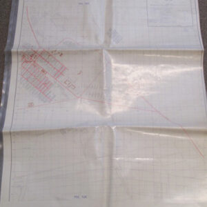 Map of the Sheik Othman area of Aden, in plastic pocket
