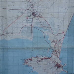 Military map that was used by a commander on the ground in Aden and Sheikh Othman areas.