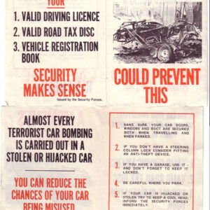 Security forces leaflet 