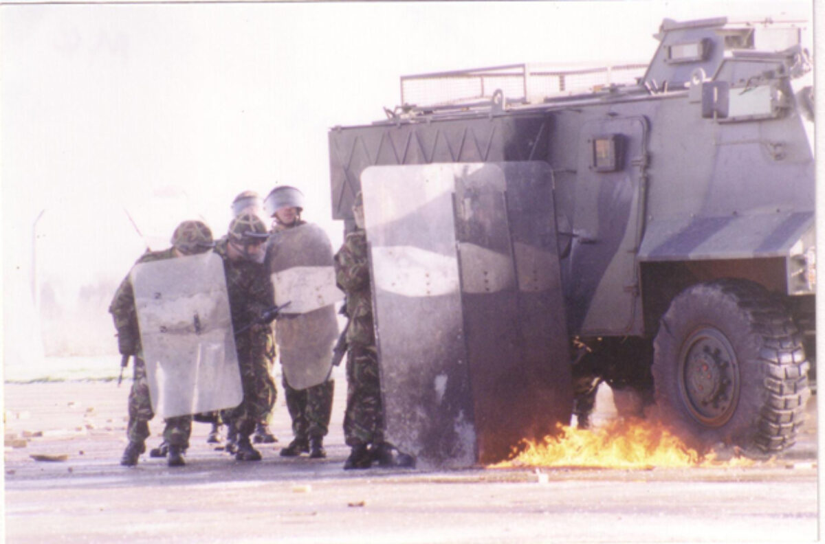 Royal Anglian Regiment Training for Northern Ireland Riot Control Royal Anglian Regiment Training for Northern Ireland Riot Control