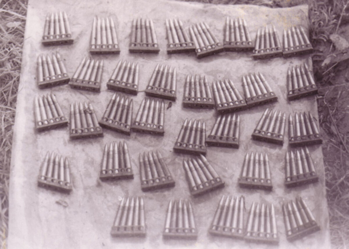 Weapons confiscated in Northern Ireland by A Company 1st Battalion, Royal Anglian Regiment in 1974. Weapons confiscated in Northern Ireland by A Company 1st Battalion, Royal Anglian Regiment in 1974.
