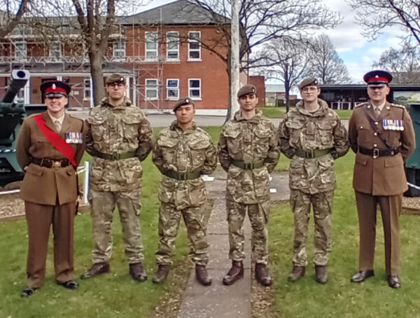 3rd Battalion Royal Anglian Regiment Reservists Complete Training in Grantham and are now trained members of the Army Reserve