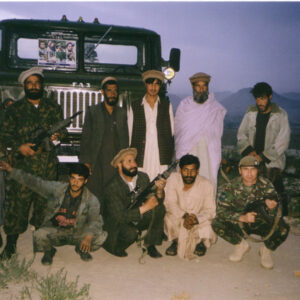 1st Battalion Royal Anglian Regiment A Company Afghanistan 2002 with local men