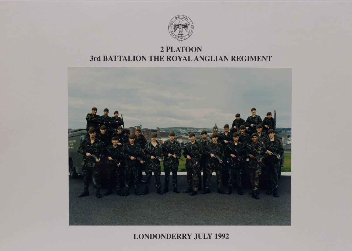 2 Platoon, 3rd Royal Anglian Regiment Londonderry July 1992