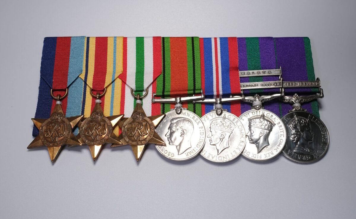 Lance Corporal Thomas James Rowland, Royal Anglian Regiment medal collection