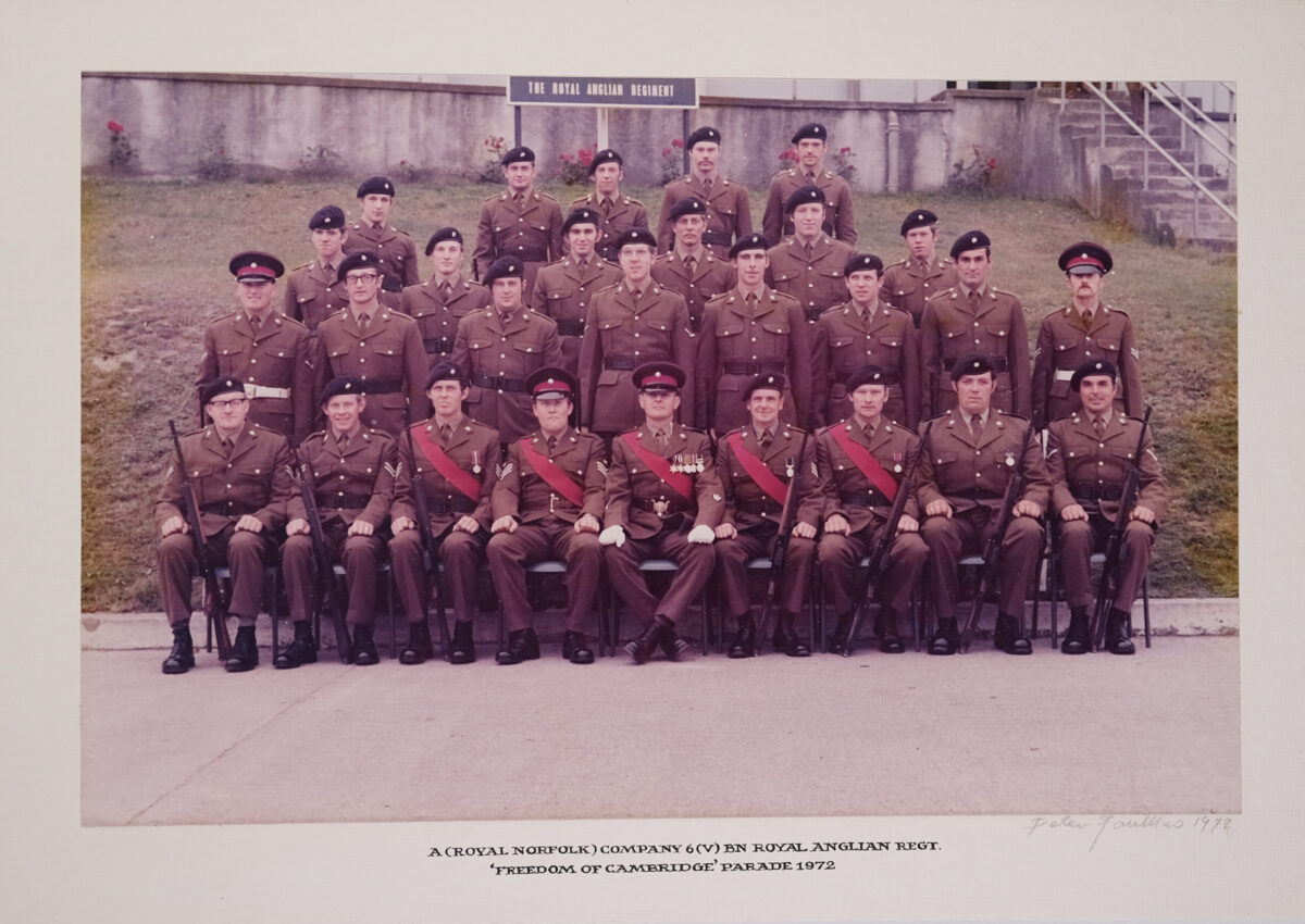 6th (Volunteer) Battalion Royal Anglian Regiment A Company Freedom of Cambridge parade 1972