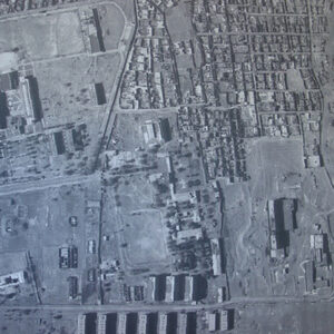 Arial photograph used by the Royal Anglian Regiment on Operations in Kabul.