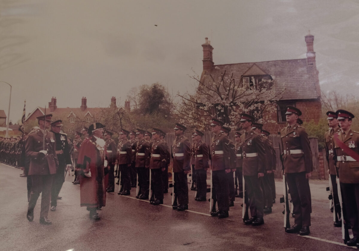 Royal Anglian Regiment Freedom of the Borough of Wellingborough 27 April 1985 Royal Anglian Regiment Freedom of the Borough of Wellingborough 27 April 1985