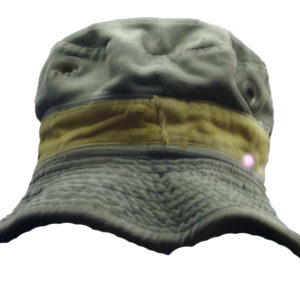 Jungle hat green or olive drab bush hat, worn by member of 1/3 East Anglian Regiment