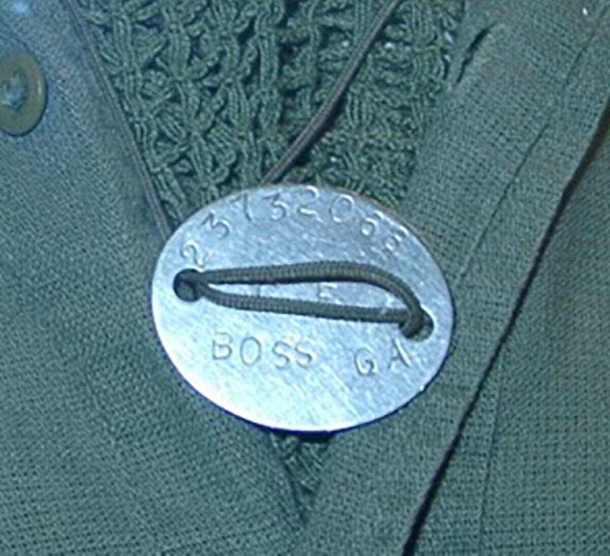 British Army Issued two metal ID tags British Army Issued two metal ID tags
