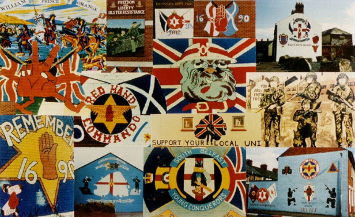 Murals in Northern Ireland - republican and Loyalists