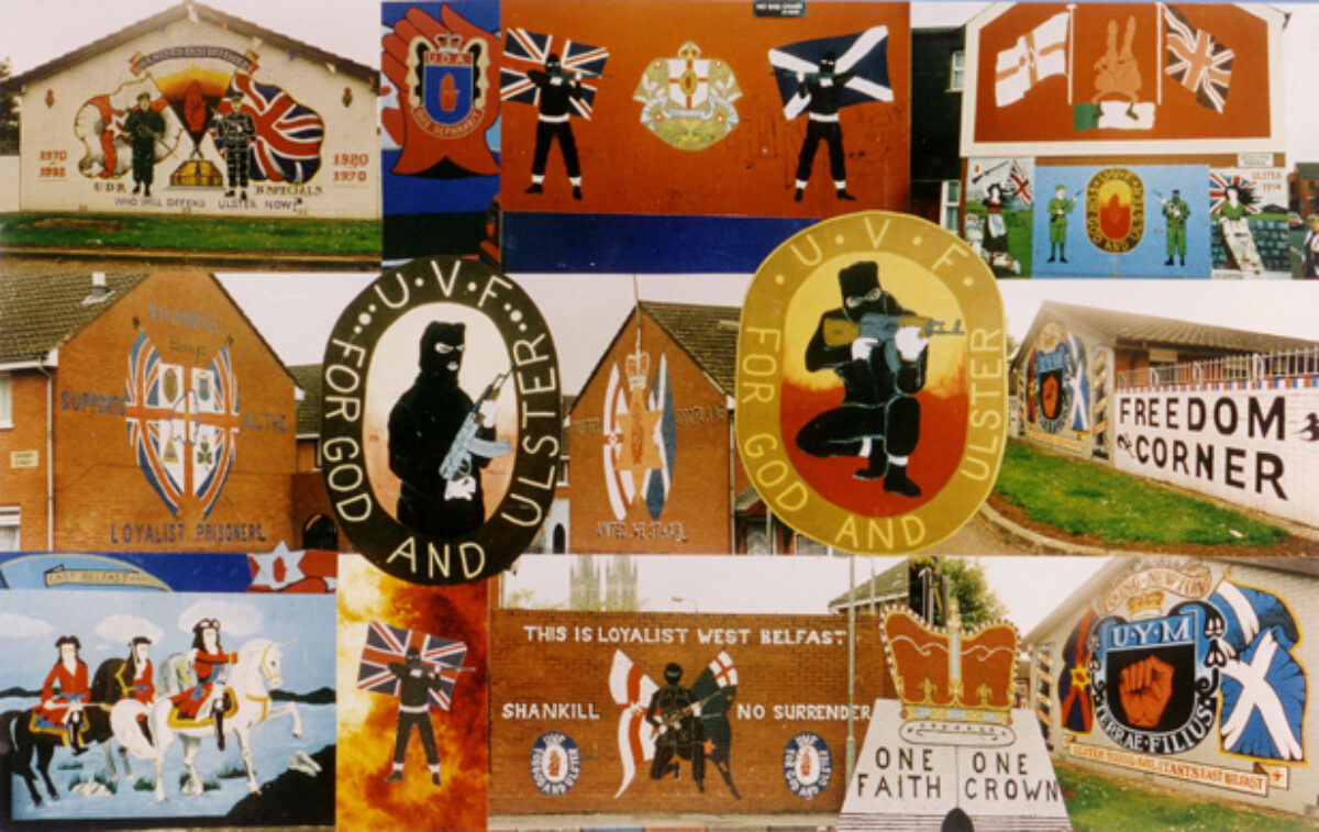Murals in Northern Ireland - republican and Loyalists