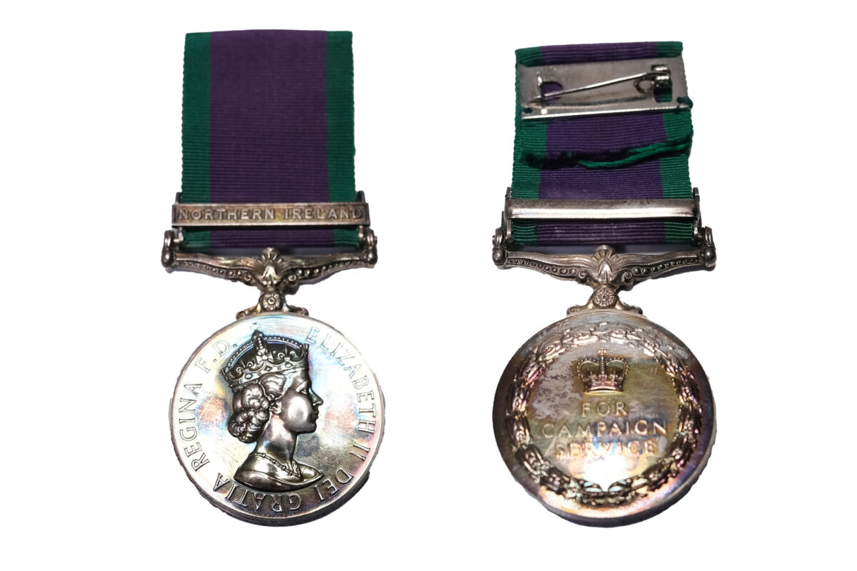 Private I S D Burt Medal – Killed in action 29 Sept 1992