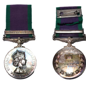 Private I S D Burt Medal – Killed in action 29 Sept 1992