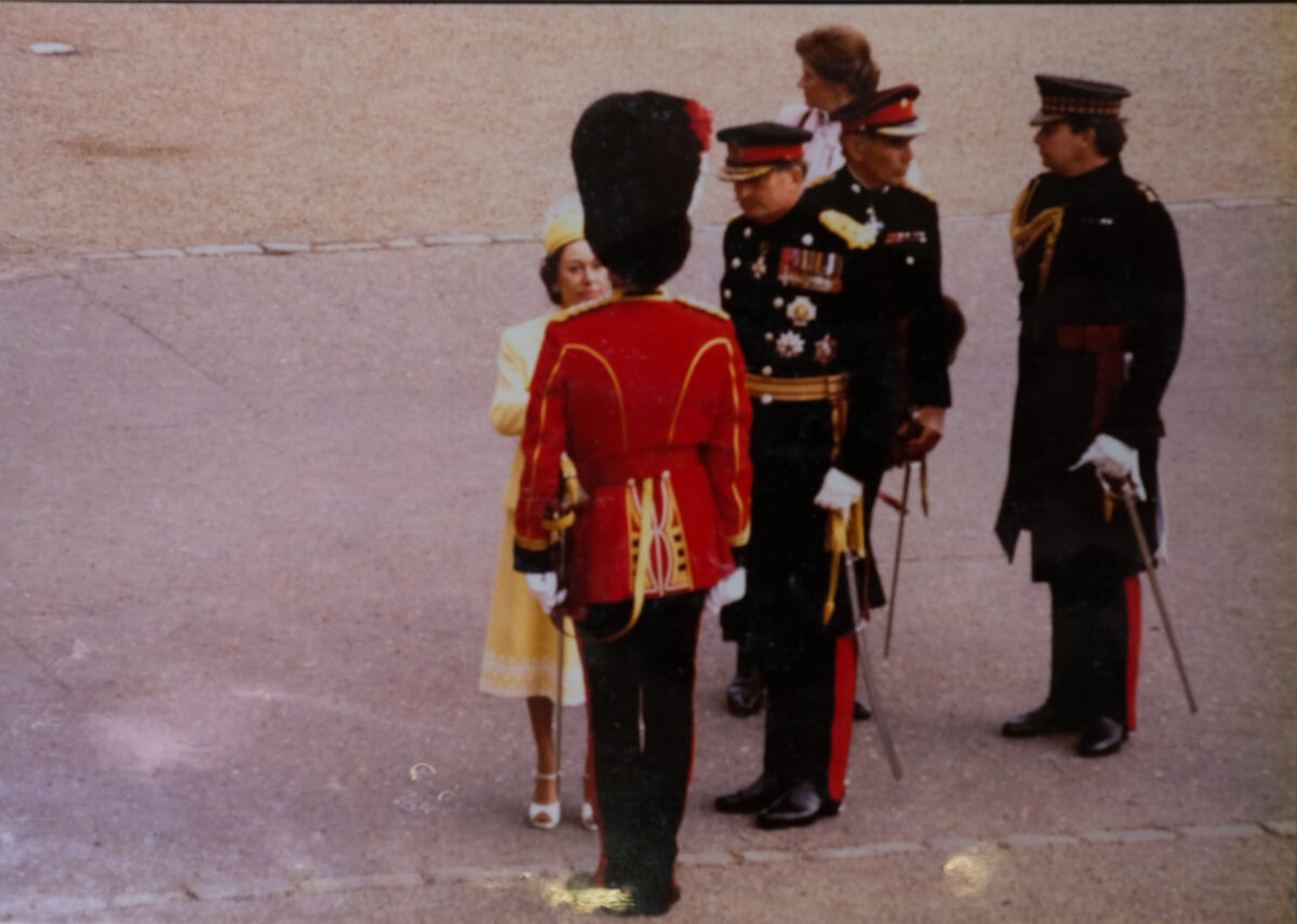 The Queen’s Division with the Royal Anglian Regiment Horse Guards Parade 1981 The Queen’s Division with the Royal Anglian Regiment Horse Guards Parade 1981