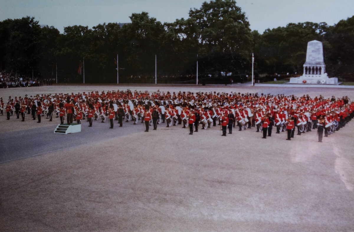 Royal Anglain Regiment Horse Guards Parade 1981 Royal Anglain Regiment Horse Guards Parade 1981
