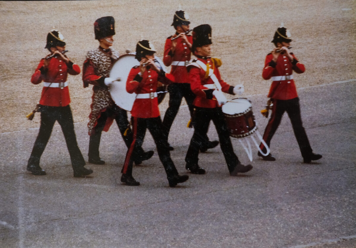 Royal Anglain Regiment Horse Guards Parade 1981 Royal Anglain Regiment Horse Guards Parade 1981