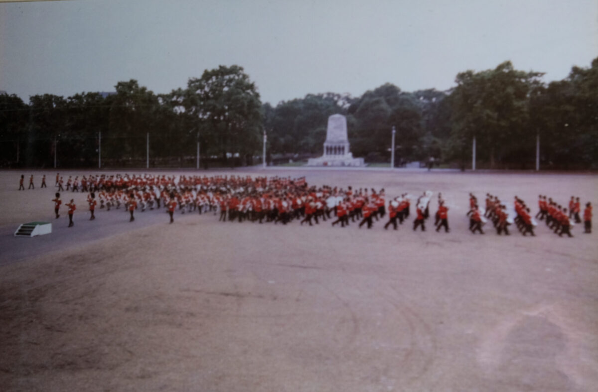 Royal Anglain Regiment Horse Guards Parade 1981 Royal Anglain Regiment Horse Guards Parade 1981