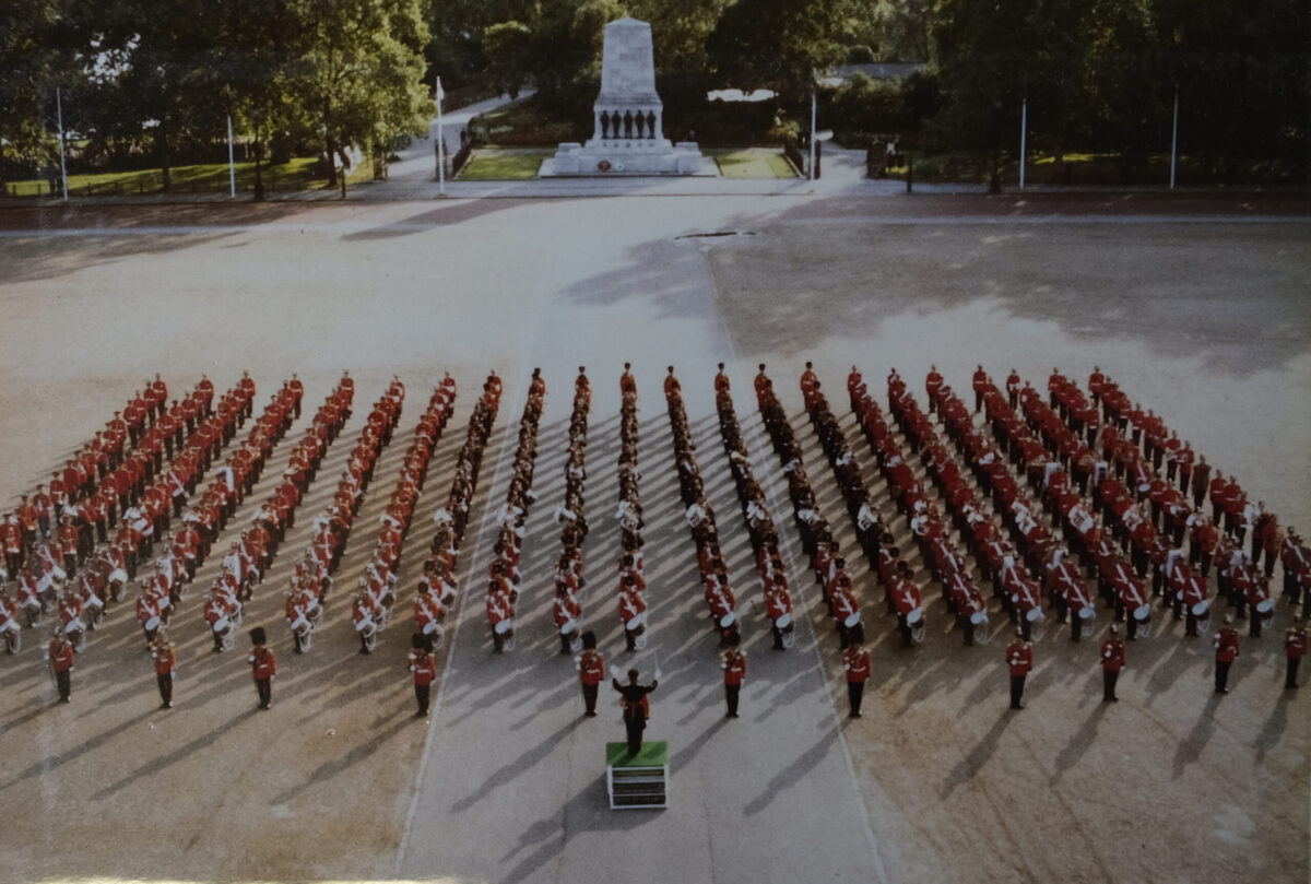 Royal Anglain Regiment Horse Guards Parade 1981 Royal Anglain Regiment Horse Guards Parade 1981