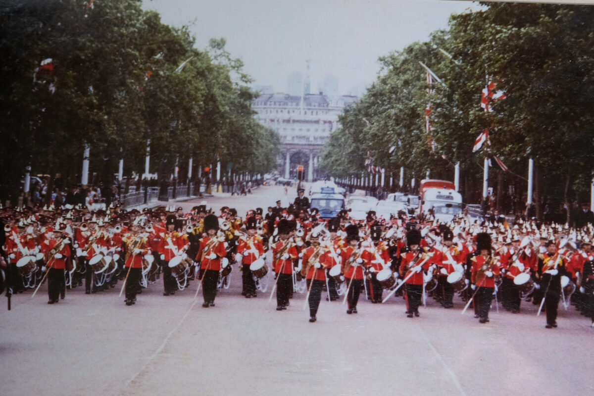 Royal Anglain Regiment Horse Guards Parade 1981 Royal Anglain Regiment Horse Guards Parade 1981