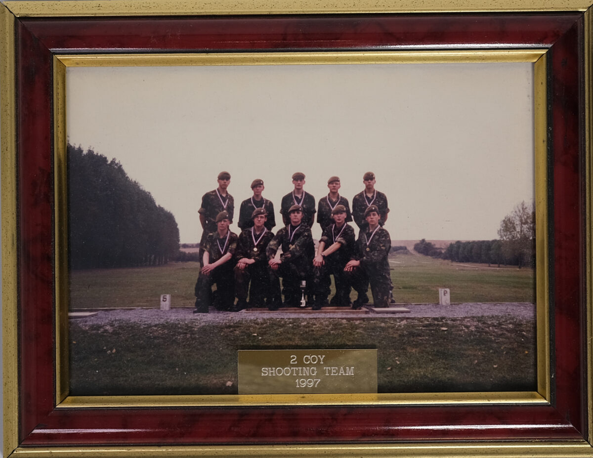 Royal Anglian Regiment 2 Company but Battalion unknown Shooting team