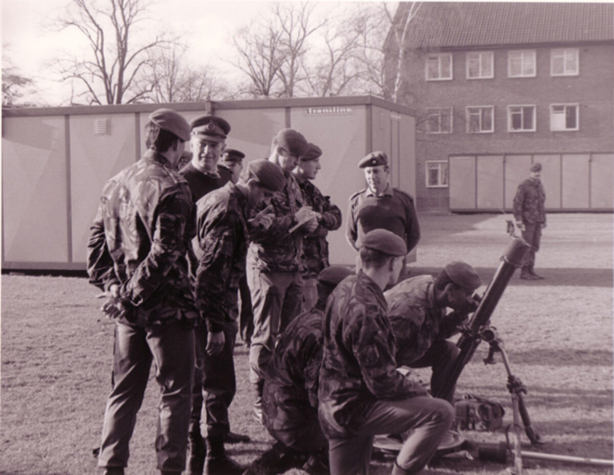 Royal Anglian Regiment Soldiers setting up equipment in the 1970s Royal Anglian Regiment Soldiers setting up equipment in the 1970s