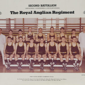2nd Battalion Royal Anglian Regiment Army Novice Boxing Champions 1983 and 1984