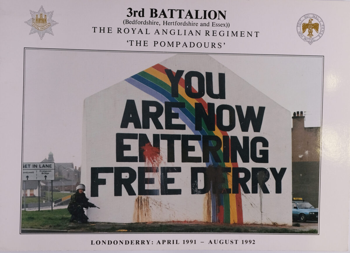 3rd Battalion Royal Anglian Regiment Belfast 13 May - Apr 91 - Aug 92 3rd Battalion Royal Anglian Regiment Belfast 13 May - Apr 91 - Aug 92