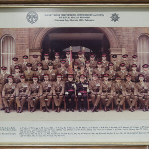 3rd Battalion Royal Anglian Regiment Salamanca Day 22 July 1981 Colchester 3rd Battalion Royal Anglian Regiment Salamanca Day 22 July 1981 Colchester