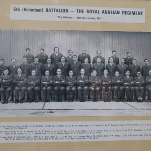 5th Battalion The Royal Anglian Regiment Officers Mess 20 November 1971