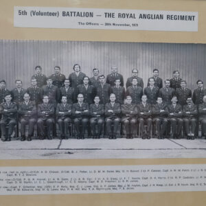 5th Battalion The Royal Anglian Regiment Officers Mess 20 November 1971 5th Battalion The Royal Anglian Regiment Officers Mess 20 November 1971