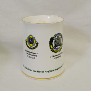 7th Battalion Royal Anglian Regiment China mug