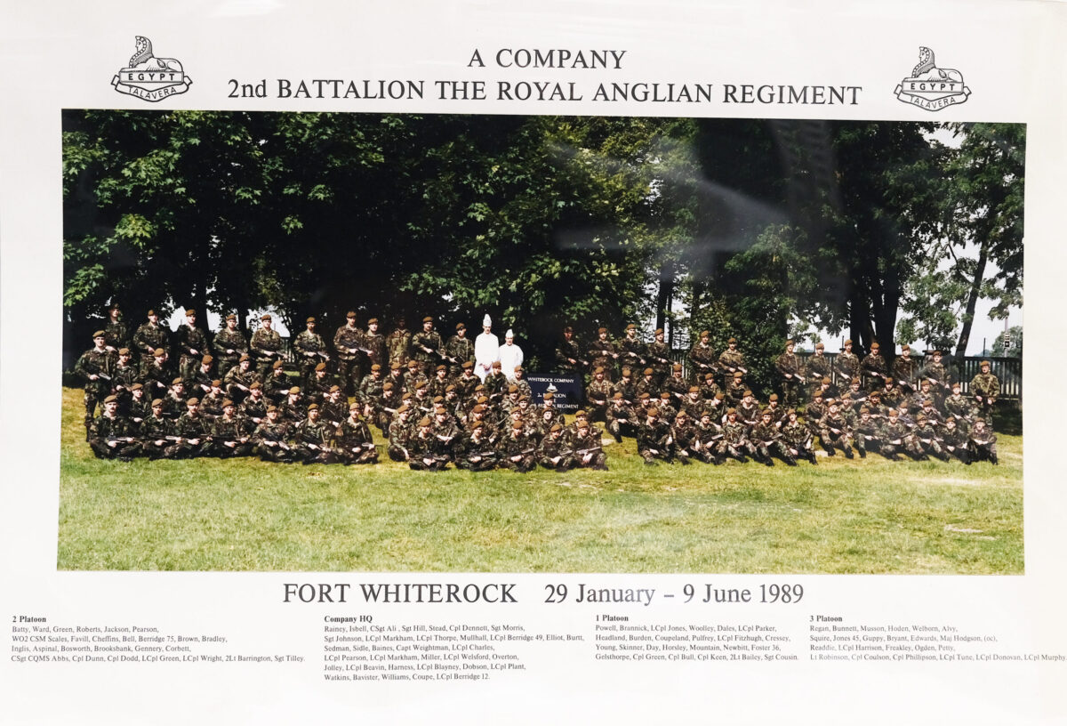 A Company Royal Anglian Regiment Fort Whiterock 29 Jan - 9 Jun 1989