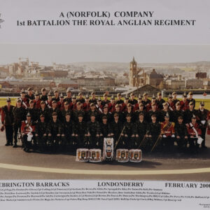 A (Norfolk) Company 1st Battalion Royal Anglian Regiment Londonderry Feb 2000