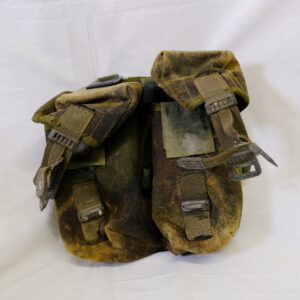 British Army Webbing Magazine Pouches used on Operations by a soldier from the Royal Anglian Regiment