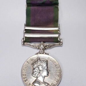 Campaign Medal and 2 Clasps South Arabia and Radfan 23933629 Private B W Ashton 1 East Anglian Regiment